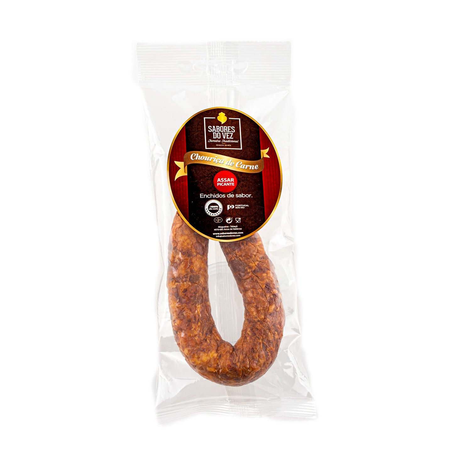 Chouriça de Carne para Assar (picante) - emb. 200 gr